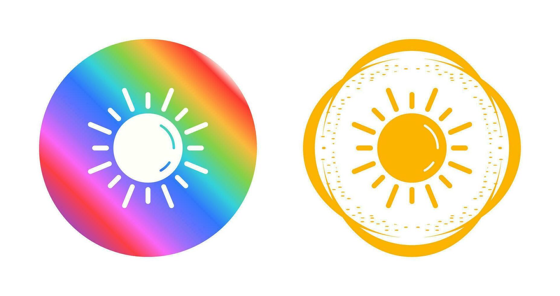 icono de vector de sol