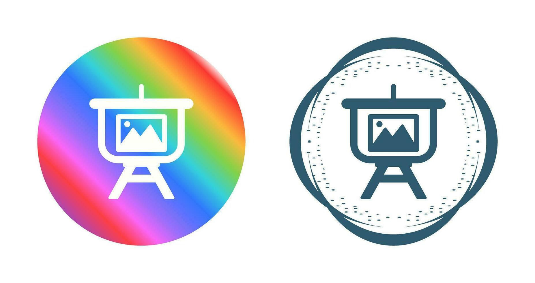 Gallery Presentation Vector Icon