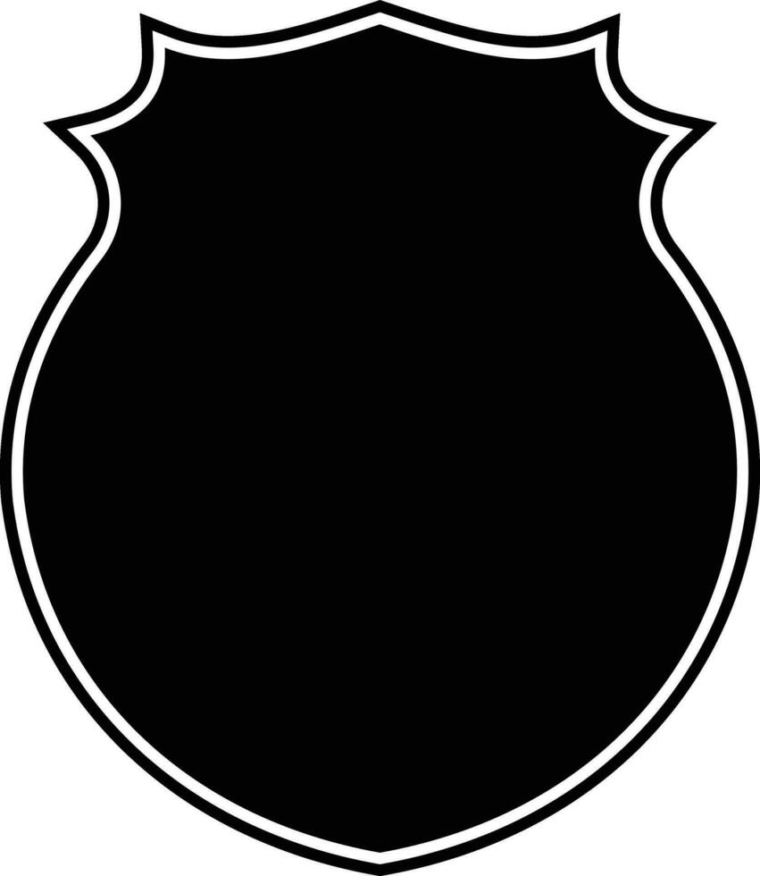 Police Badge Shape vector