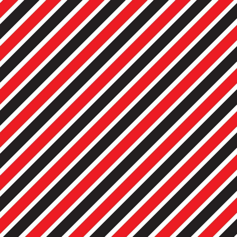 simple abstract seamless red and black color digonal line pattern vector