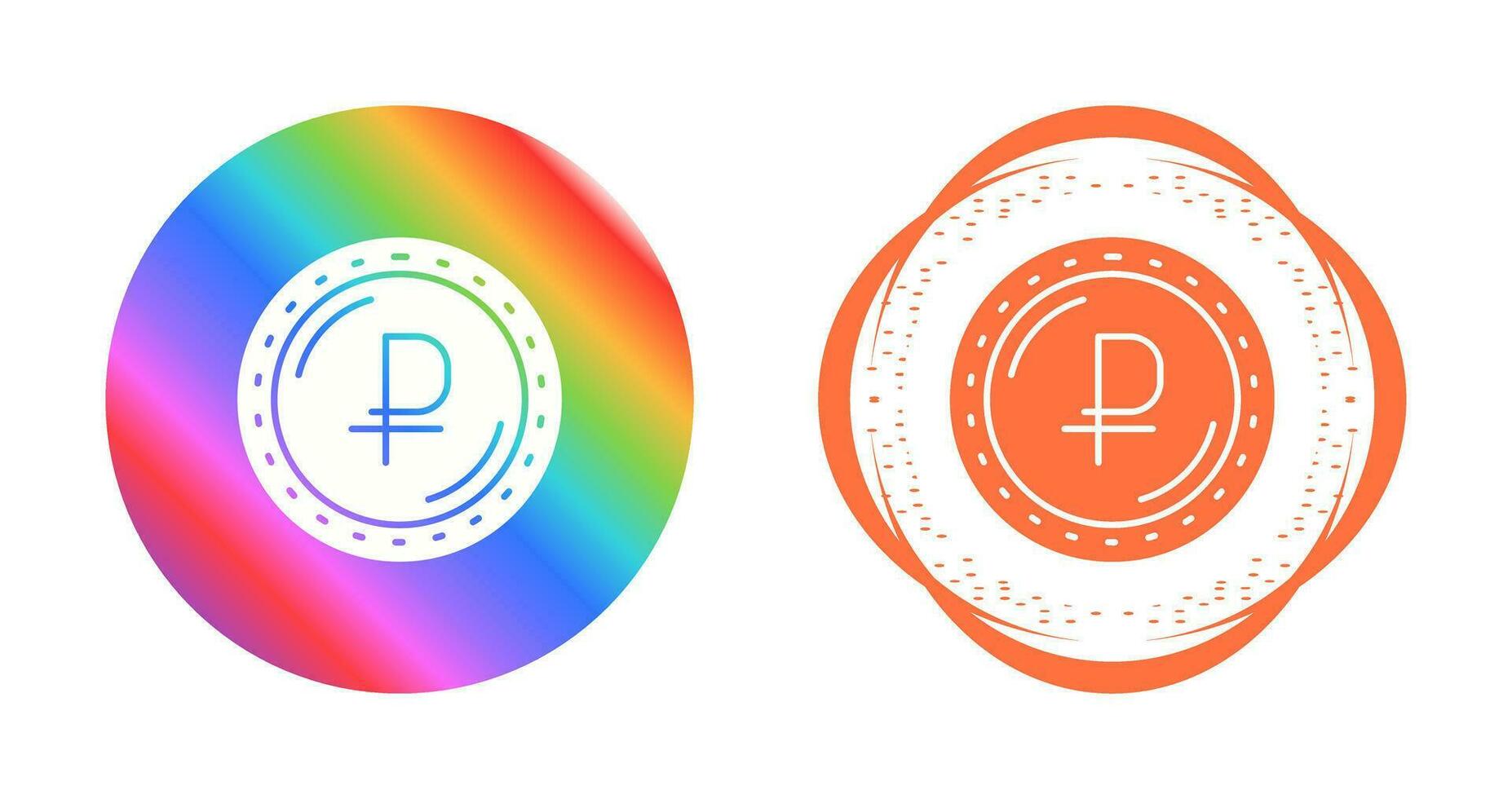 Ruble Currency Vector Icon