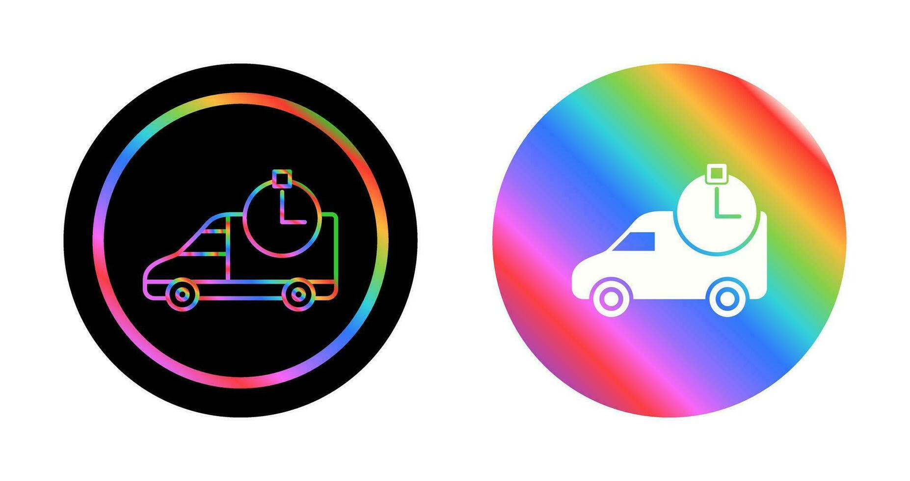 Time Based Delivery Vector Icon