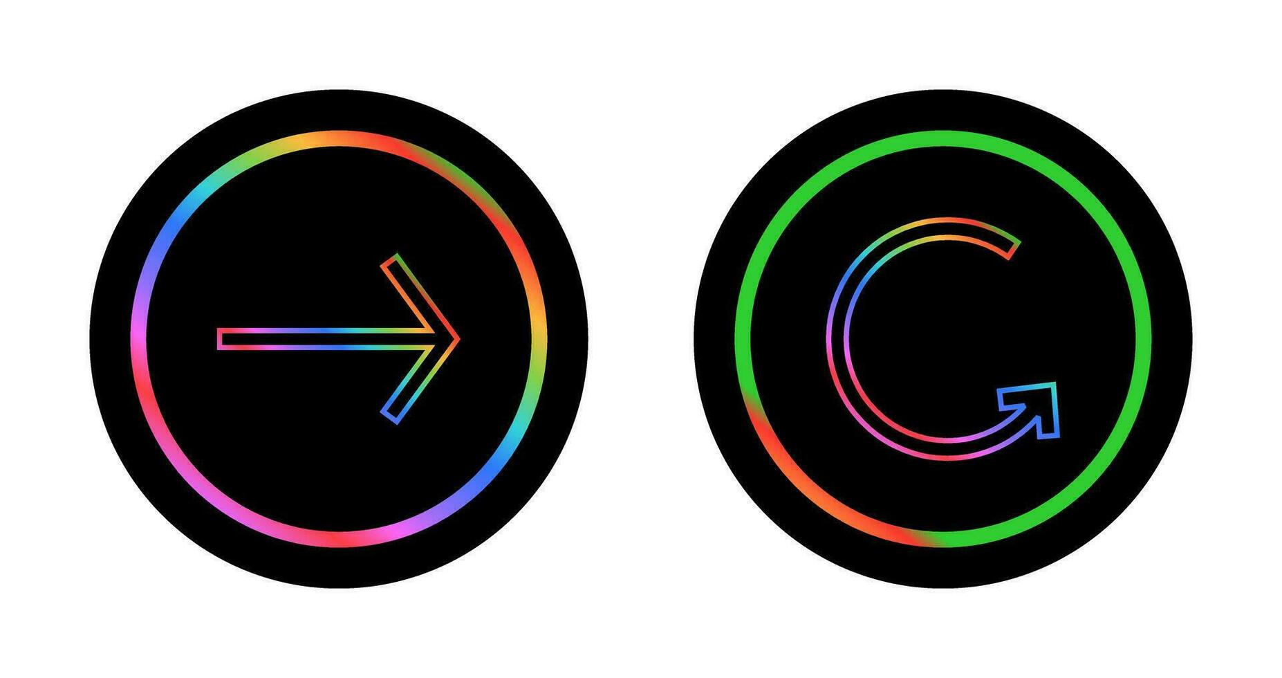 Right Back Arrow Vector Icon