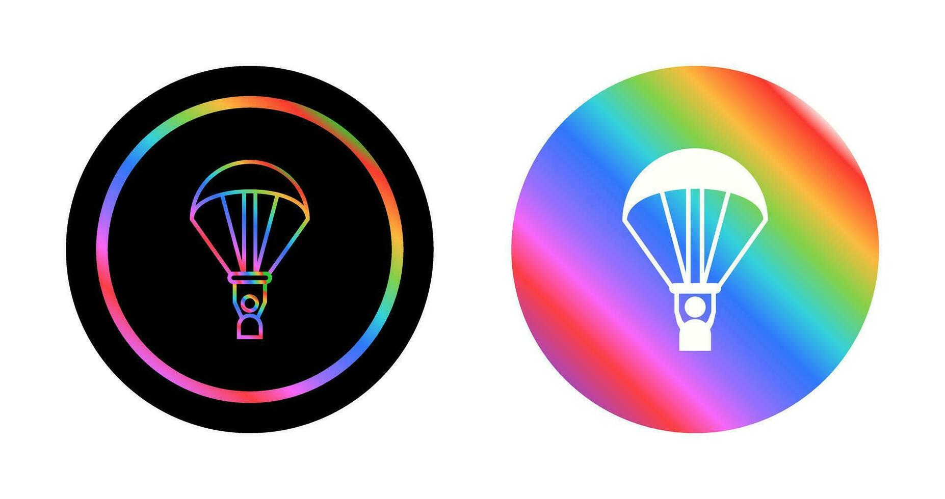 Paragliding Vector Icon