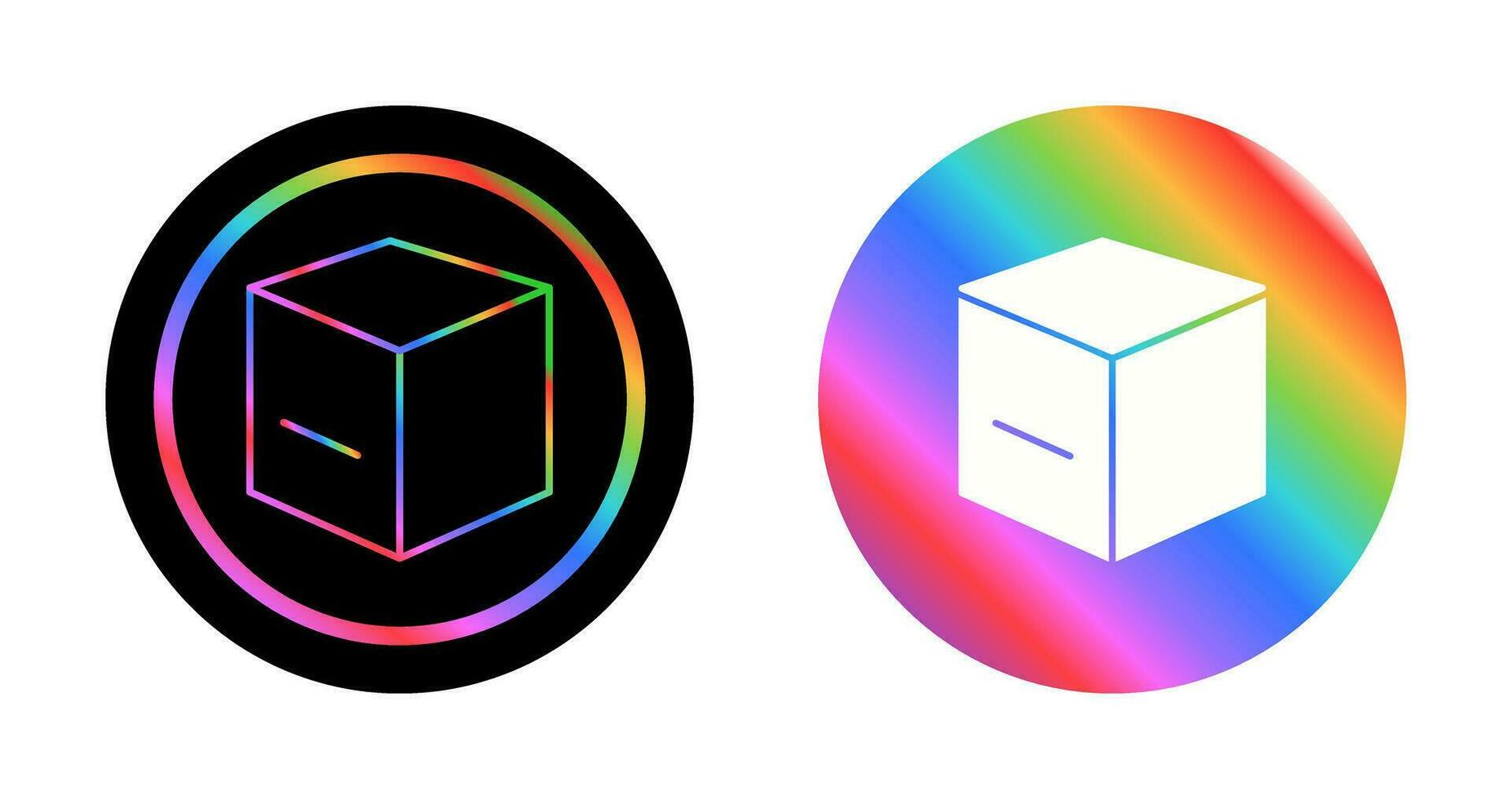 Cube Vector Icon