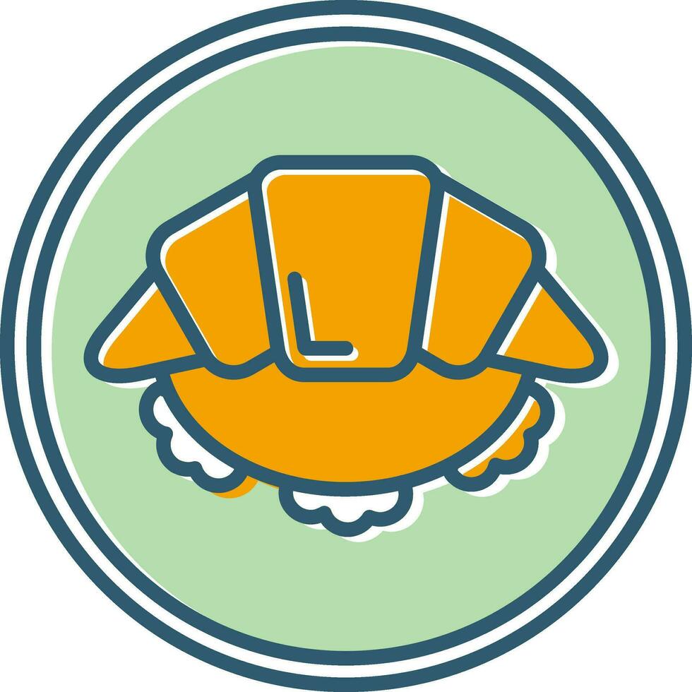 Croissant Vector Icon