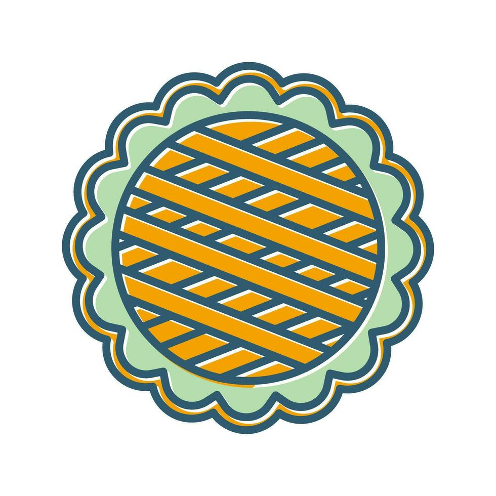 Apple Pie Vector Icon