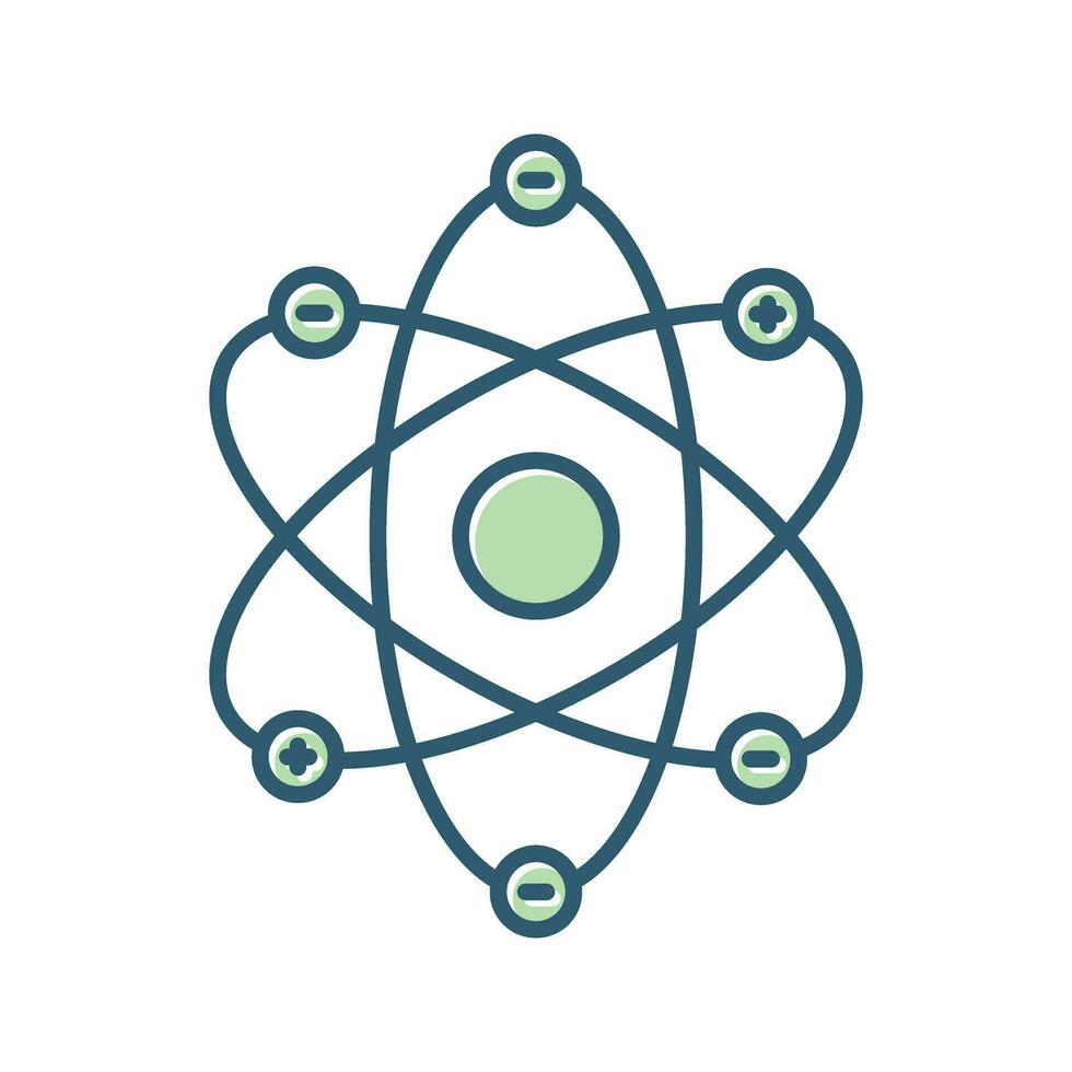 Atom Structure Vector Icon