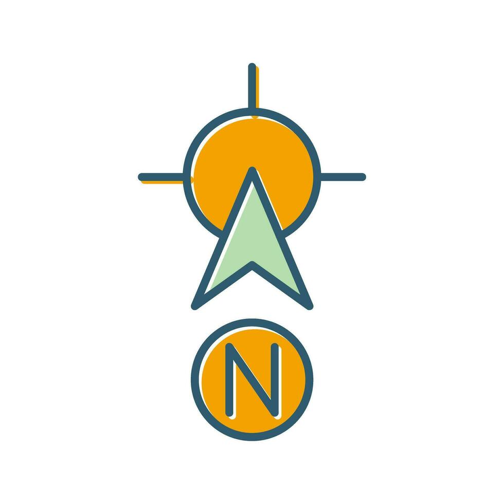 North Vector Icon