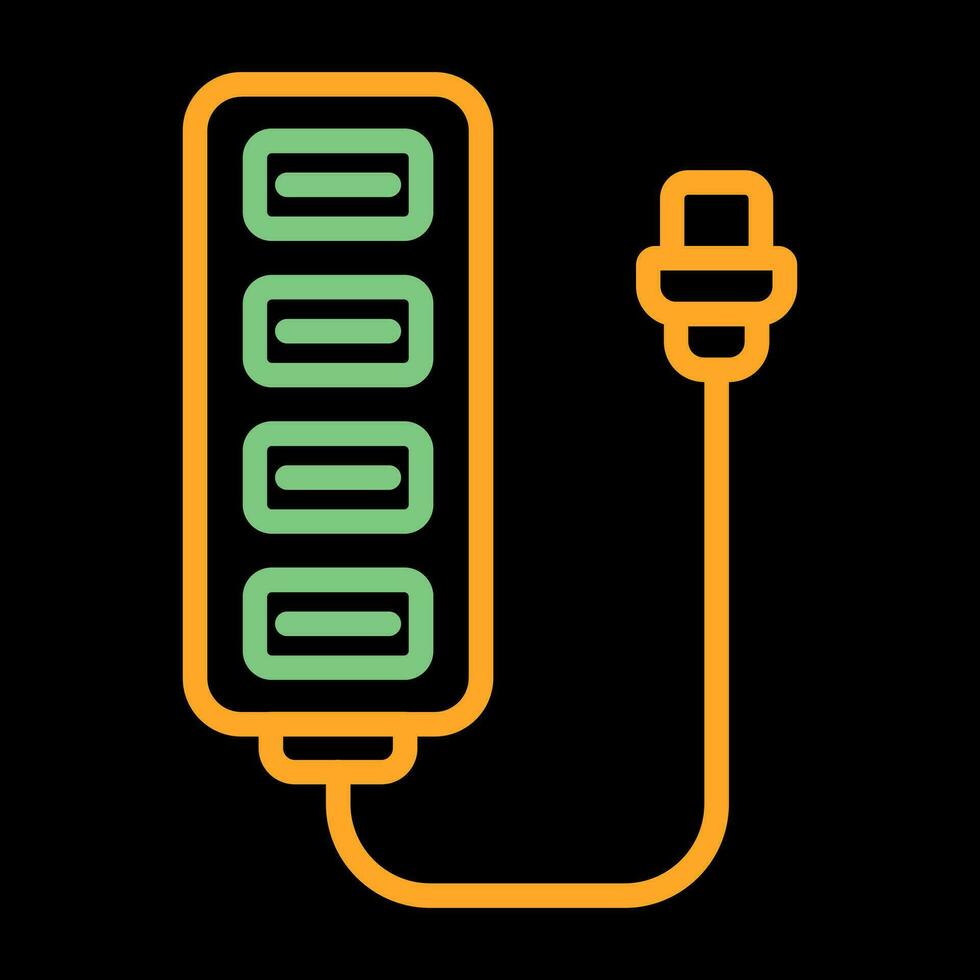 USB Hub Vector Icon