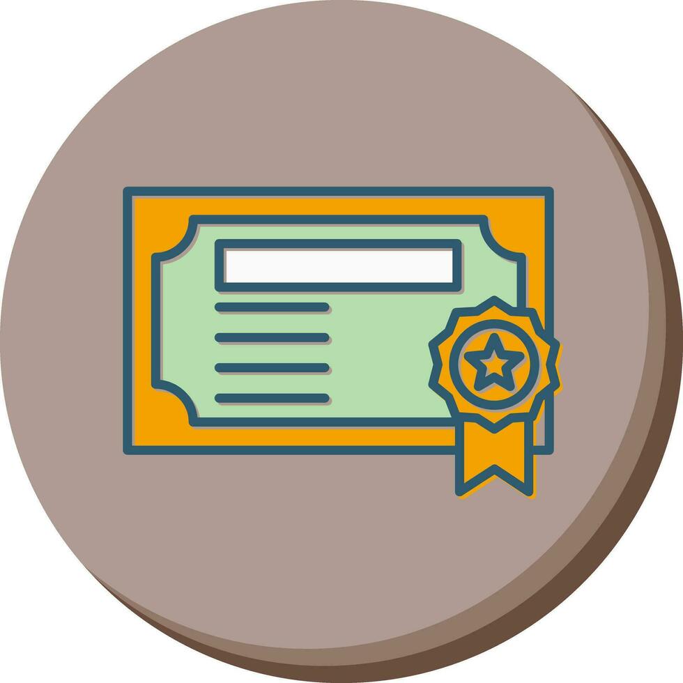 Certificate Vector Icon