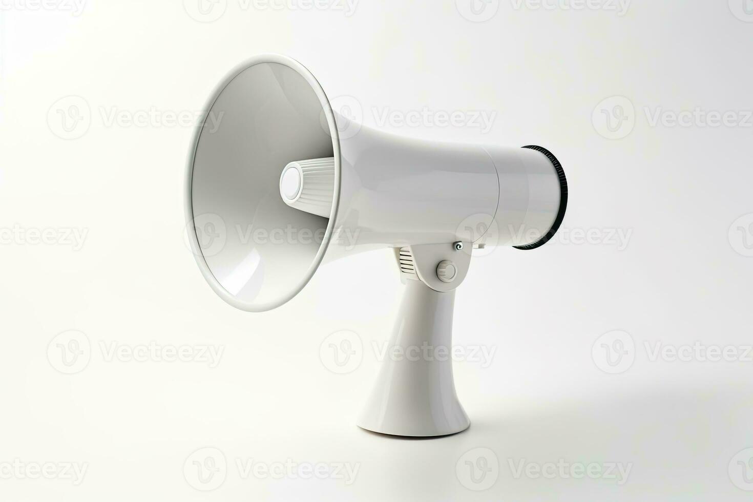 A megaphone isolated on white background. Generative Ai photo