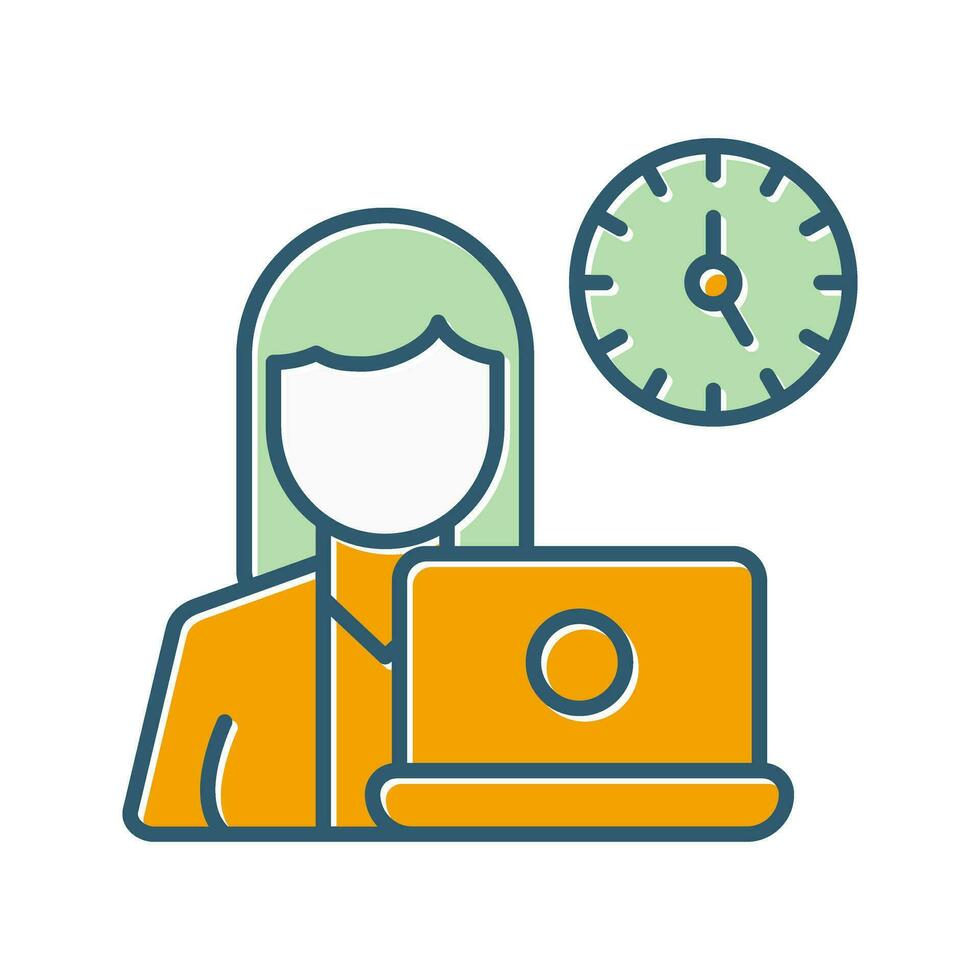 Overtime Vector Icon