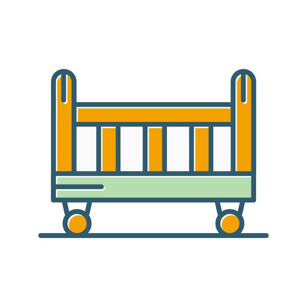 Crib Vector Icon