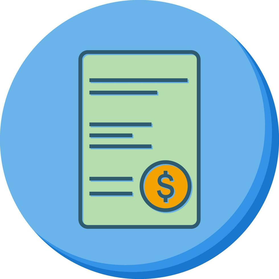 Invoices Vector Icon