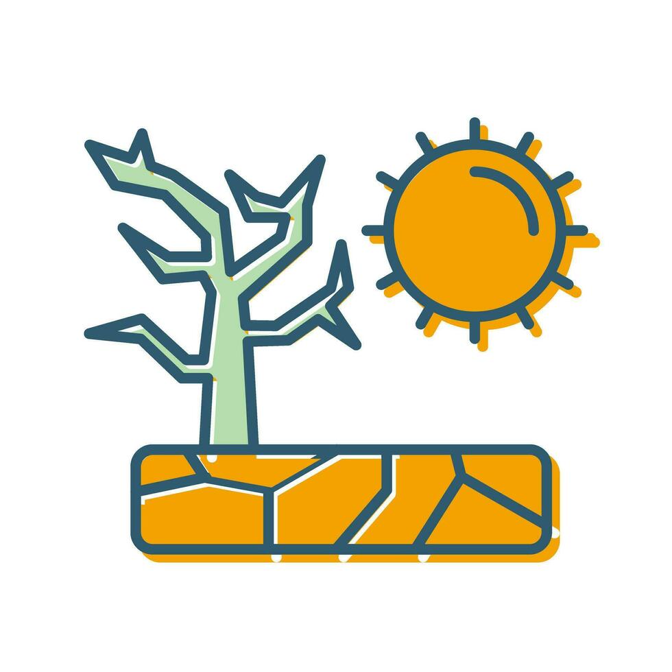 Drought Vector Icon