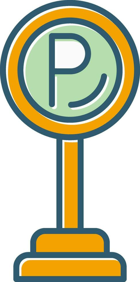 Parking Sign Vector Icon