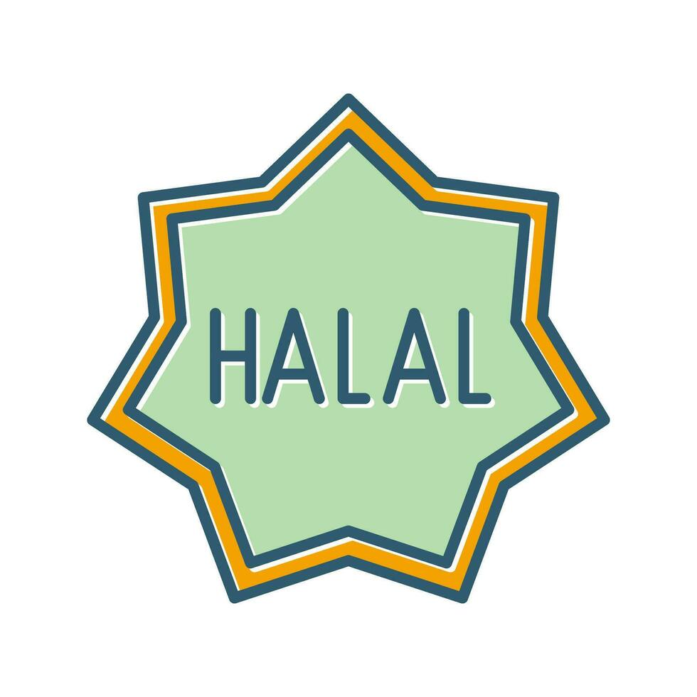 Halal Vector Icon