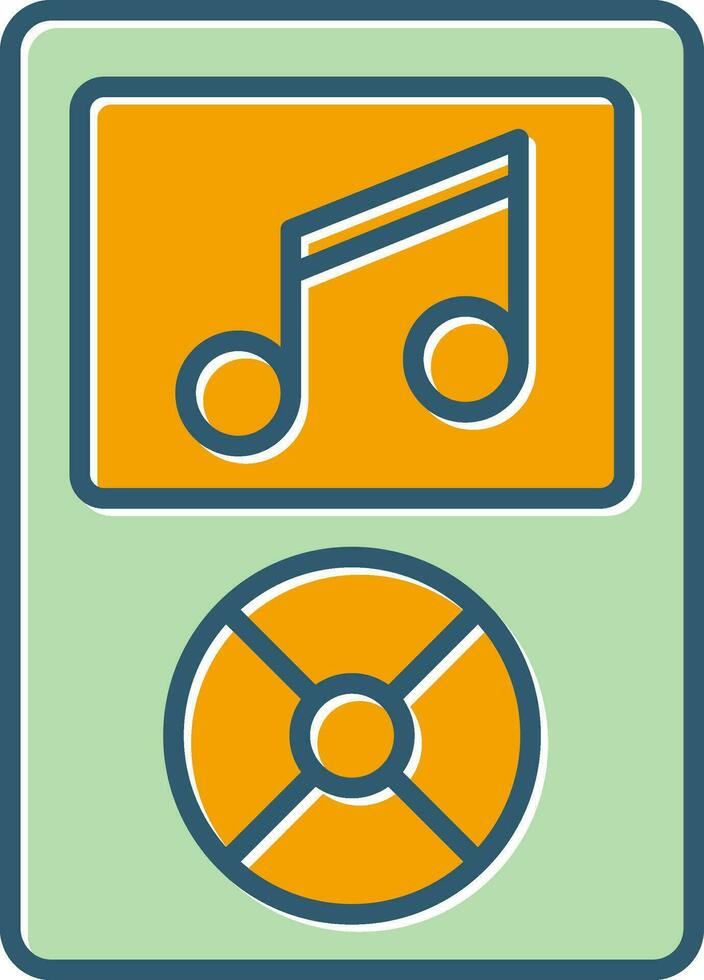 icono de vector de reproductor de música