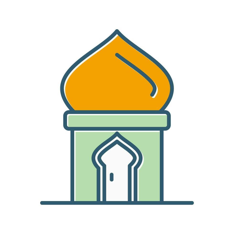 Masjid Door Vector Icon
