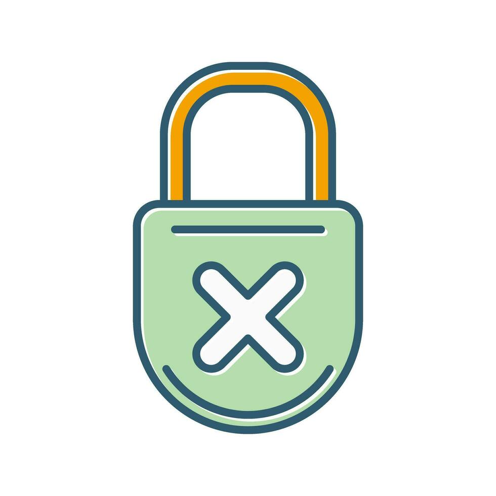 Unprotected Vector Icon