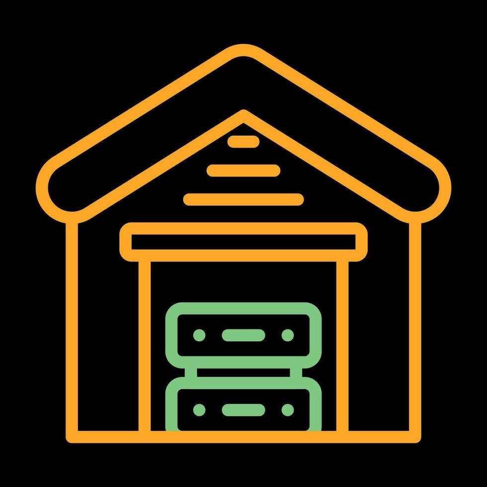 Data Warehouse Vector Icon