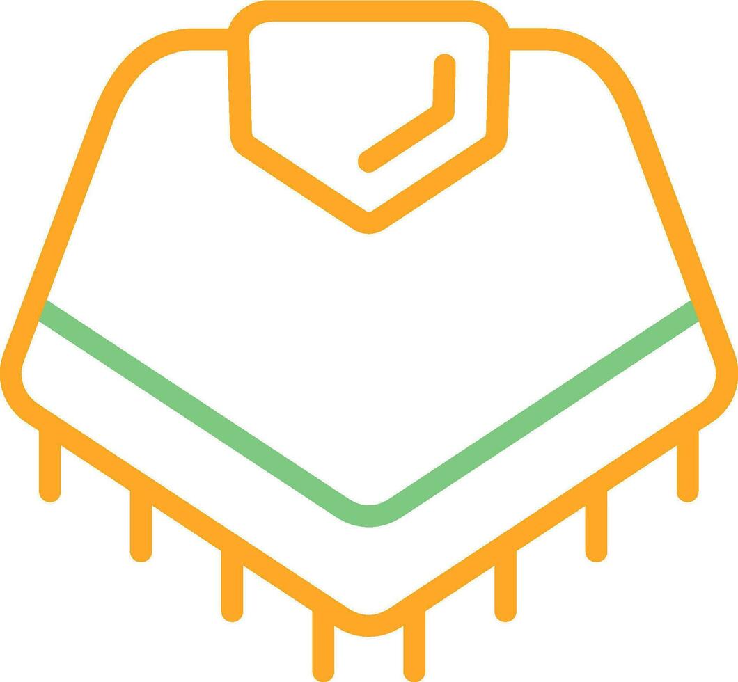 Poncho Vector Icon