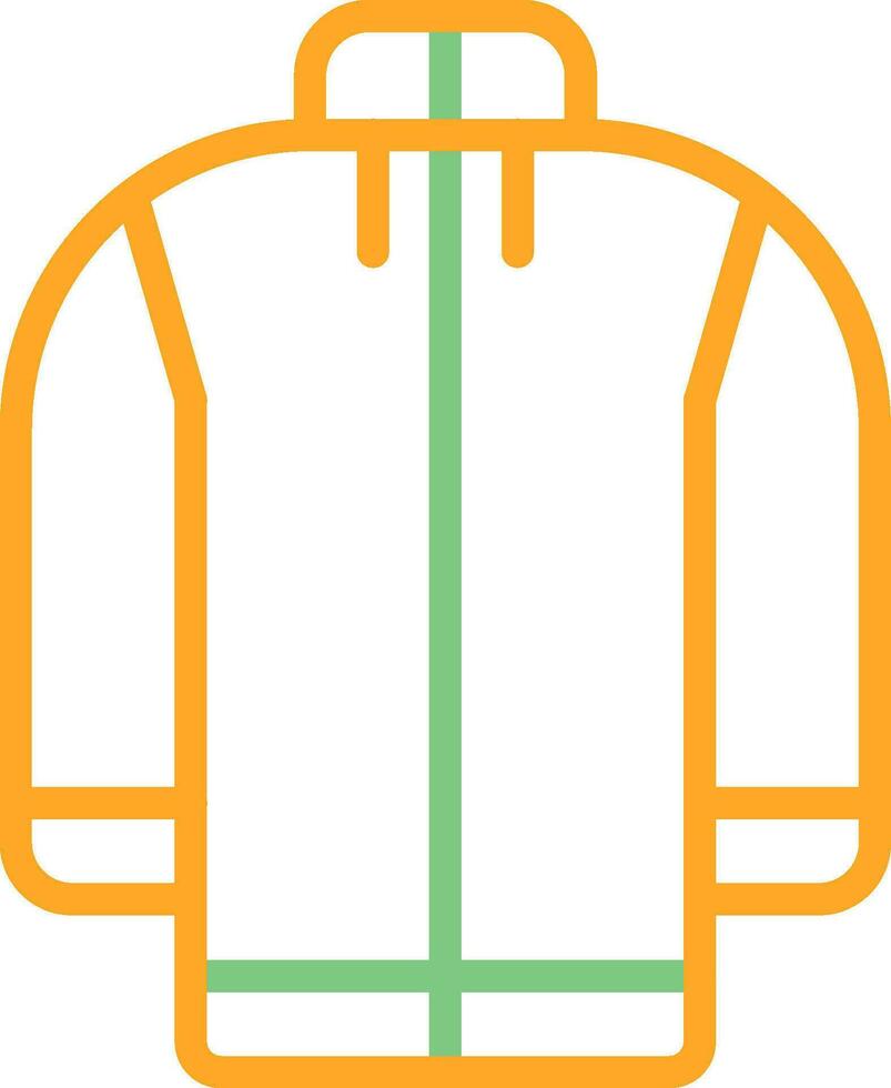 Fleece jacket Vector Icon