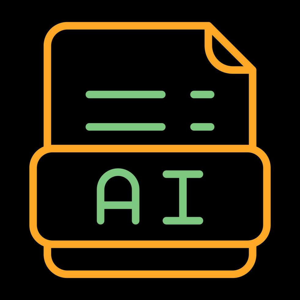 Ai Vector Icon