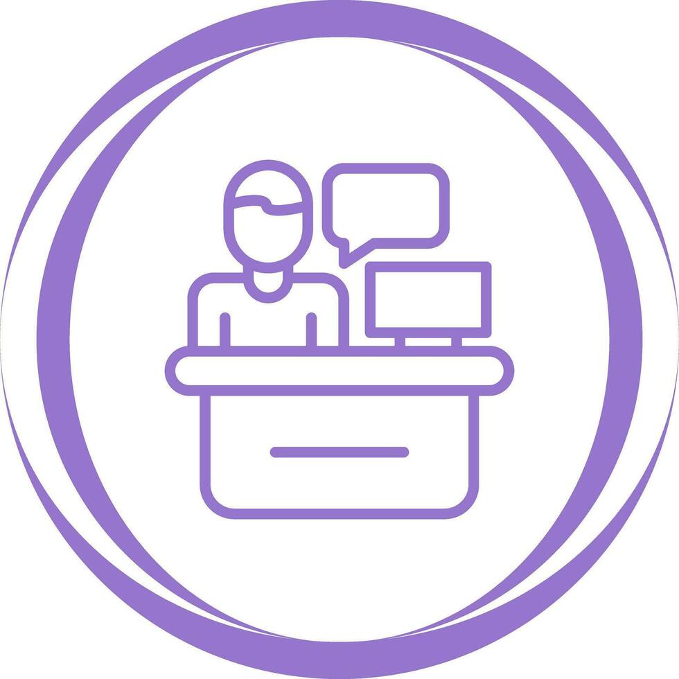 Academic Advisor Vector Icon