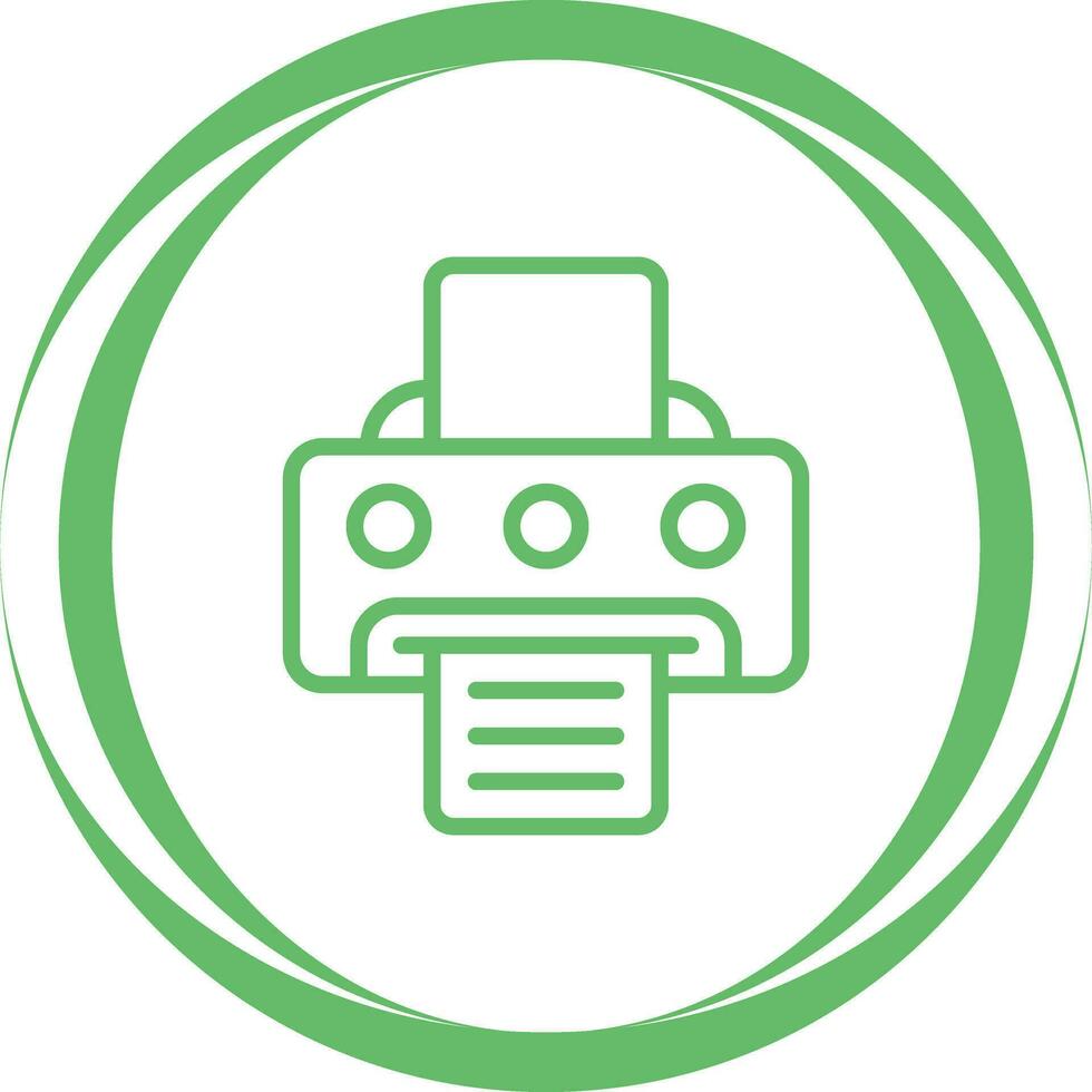 Document Print Vector Icon