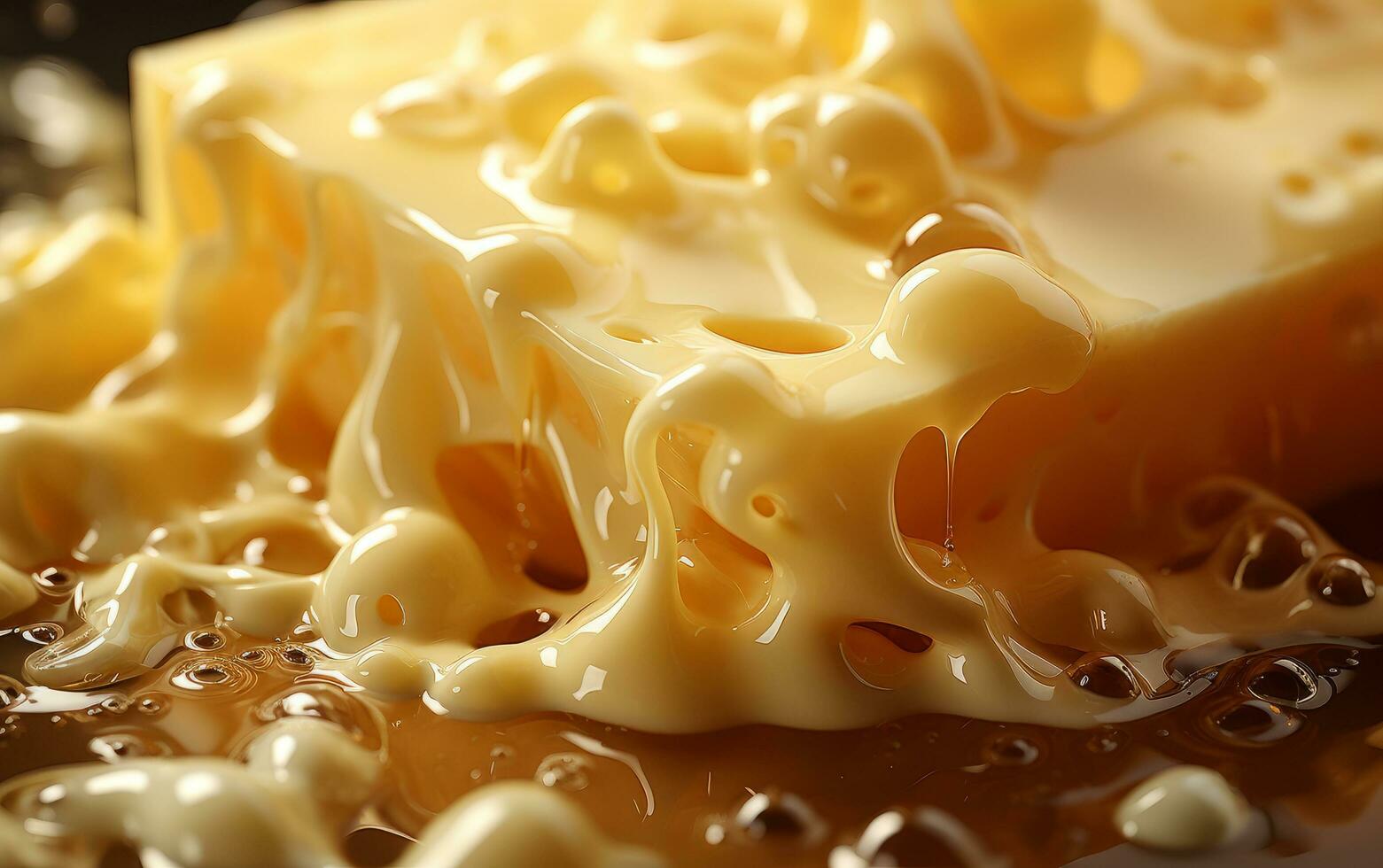 close up of a slice of cheese on a plate photo
