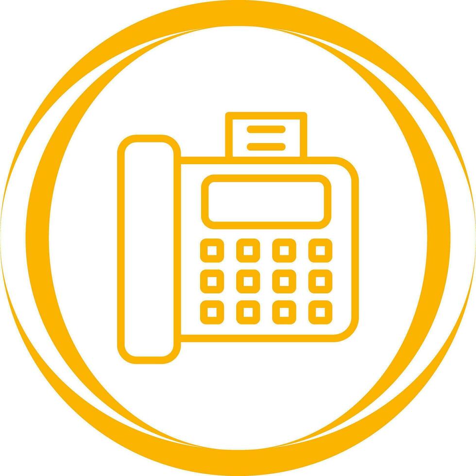 Fax Machine Vector Icon