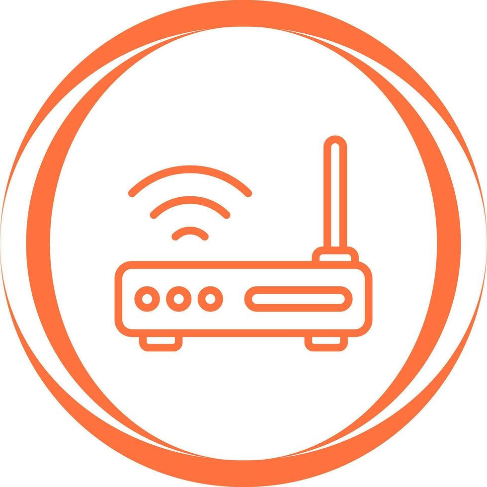 Wi-Fi Router Vector Icon