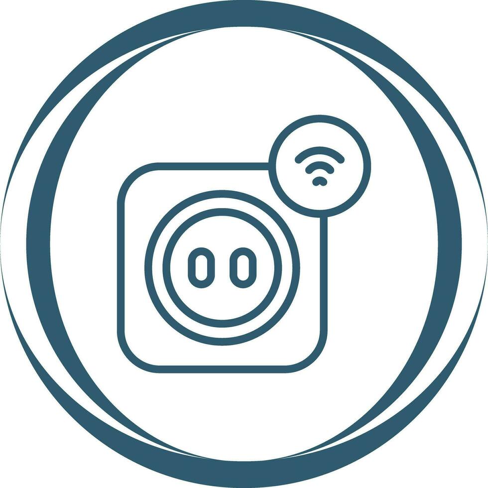 Smart Plug Vector Icon
