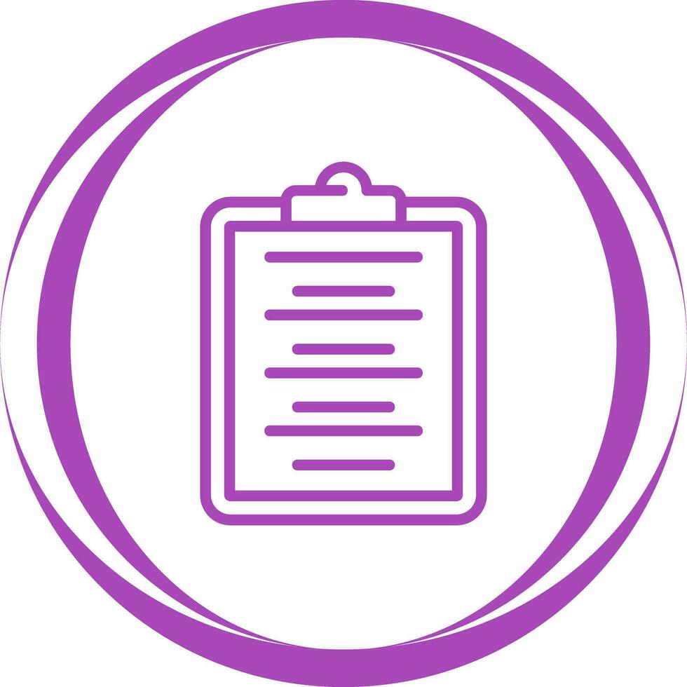 Writing Pad Vector Icon