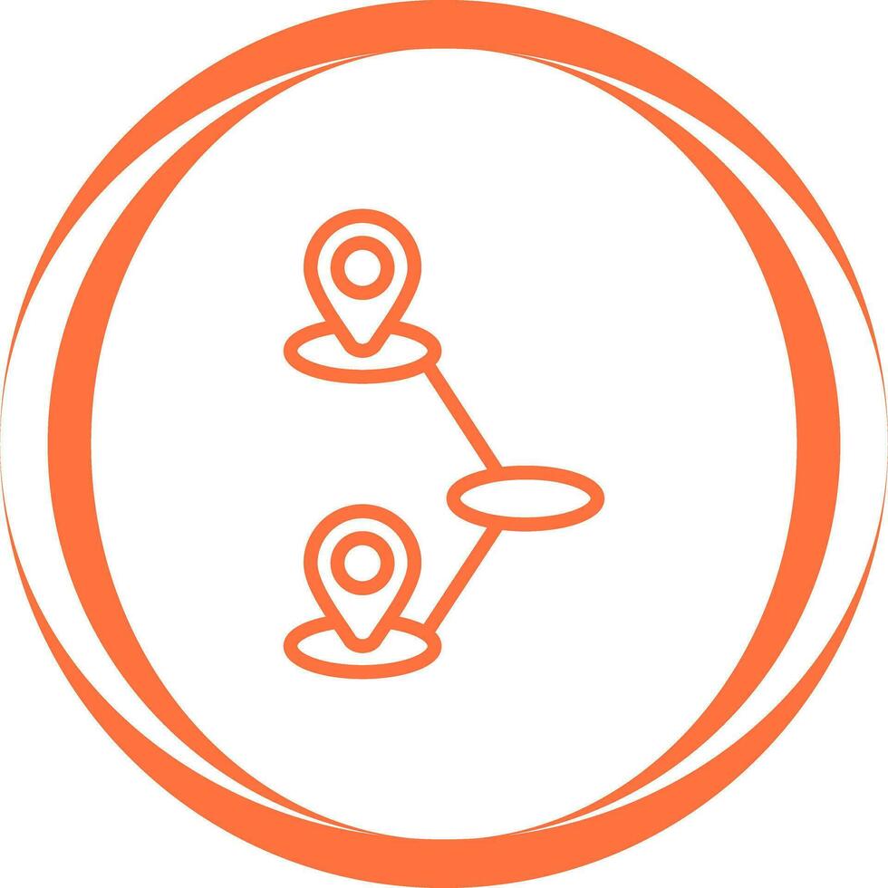 Journey Mapping Vector Icon