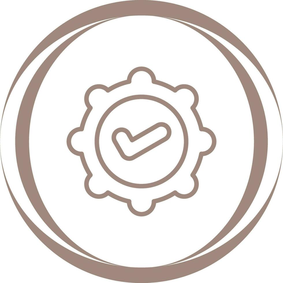 Badge Check Vector Icon