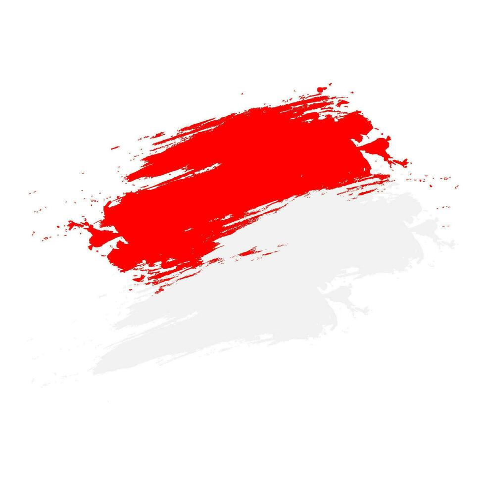 Premium indonesia flag brush grunge vector image