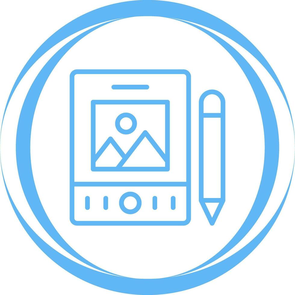 Pen Tablet Vector Icon