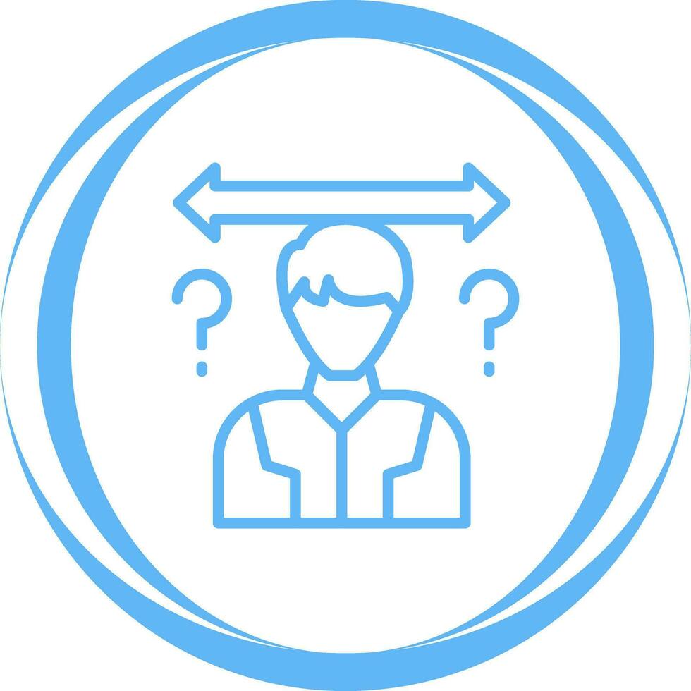Uncertainty Vector Icon