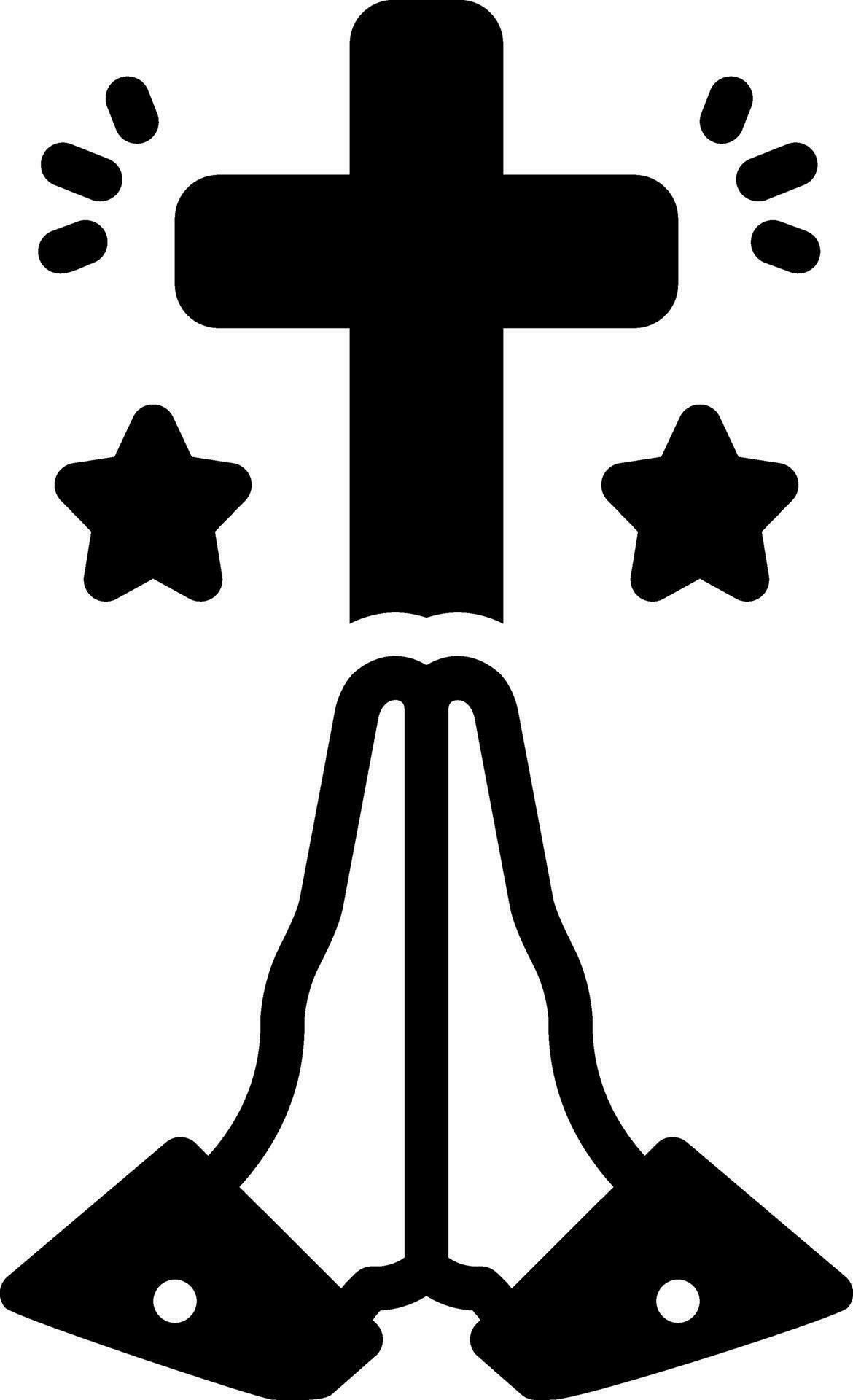 solid icon for pray 28325483 Vector Art at Vecteezy