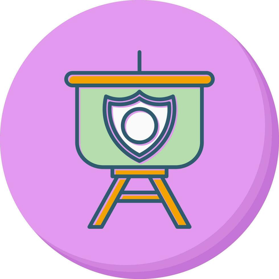 Security Presentation Vector Icon