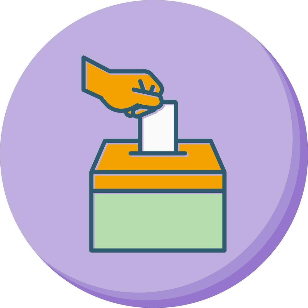 icono de vector de votación