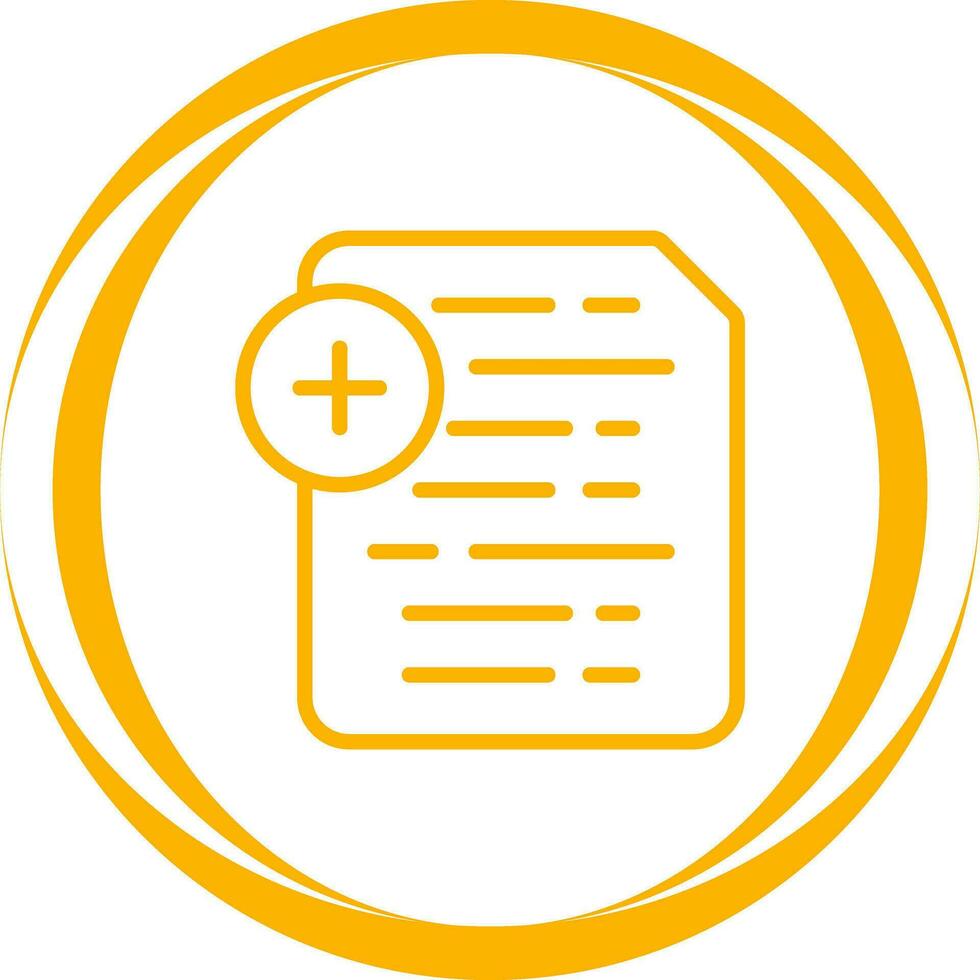 Document Insert Icon Vector Icon