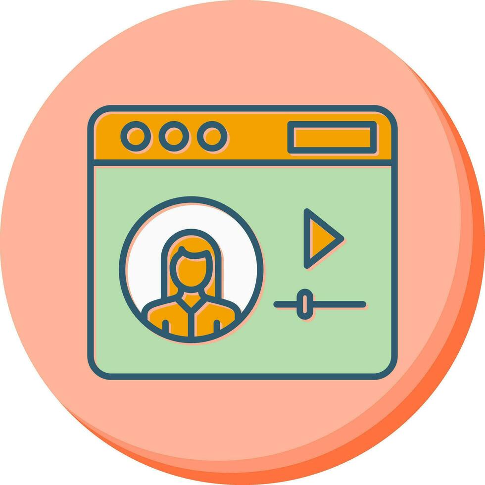 Video Tutorial Vector Icon