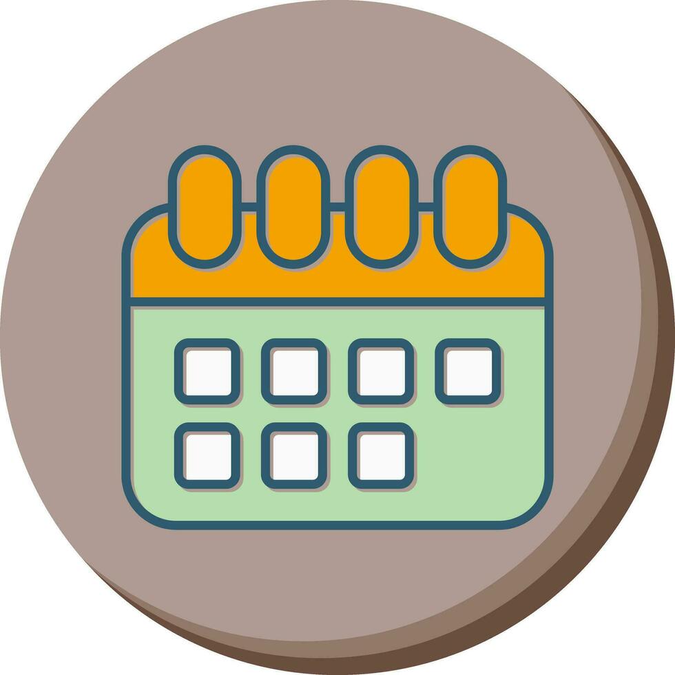 icono de vector de calendario