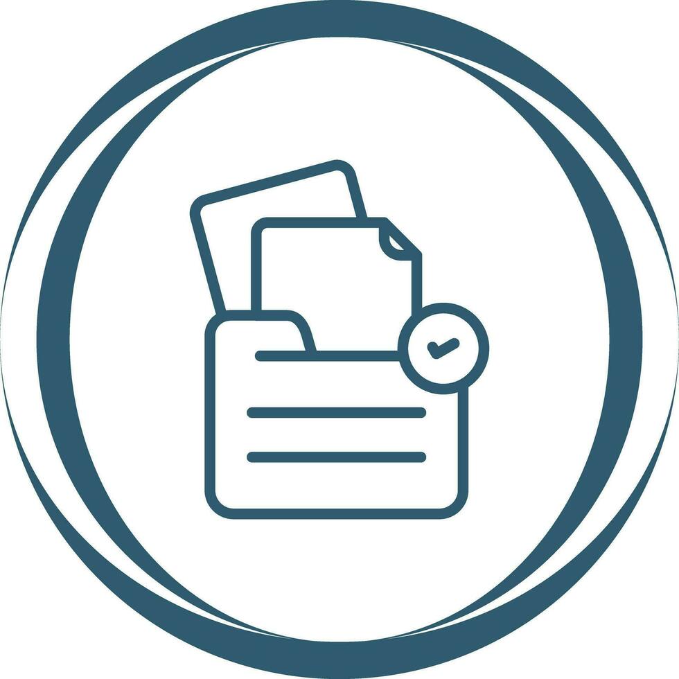 icono de vector de documento