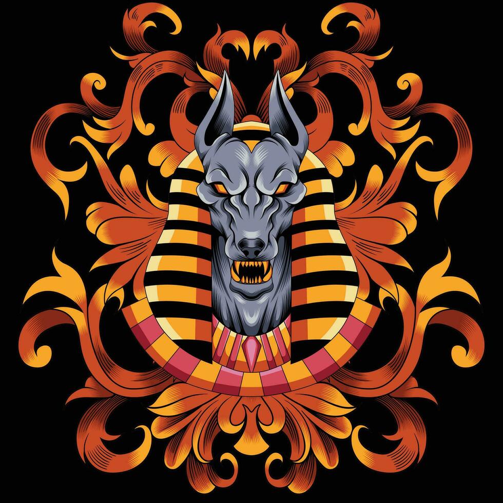 Anubis vector illustration