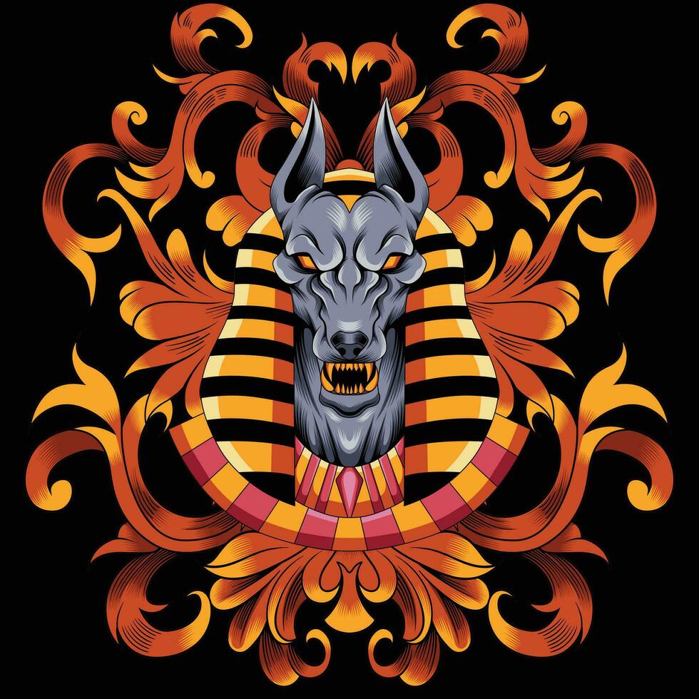 Anubis vector illustration